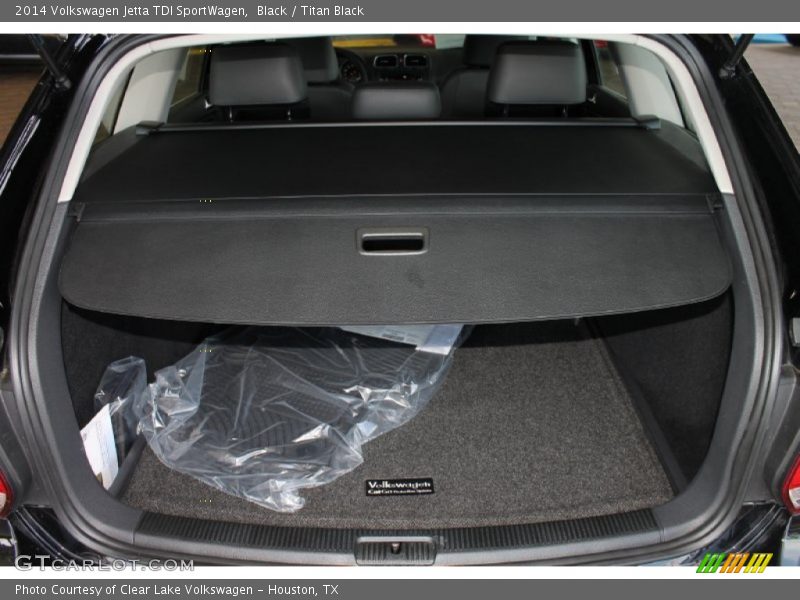 Black / Titan Black 2014 Volkswagen Jetta TDI SportWagen