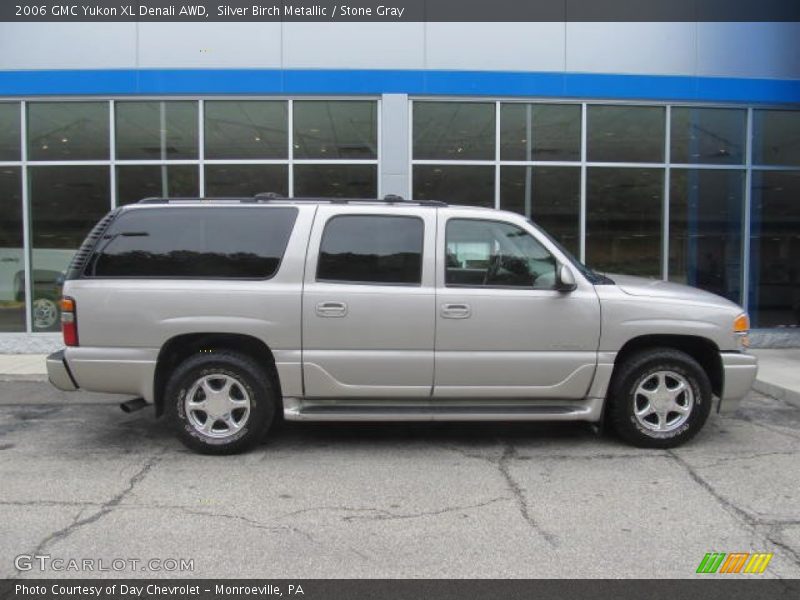 Silver Birch Metallic / Stone Gray 2006 GMC Yukon XL Denali AWD