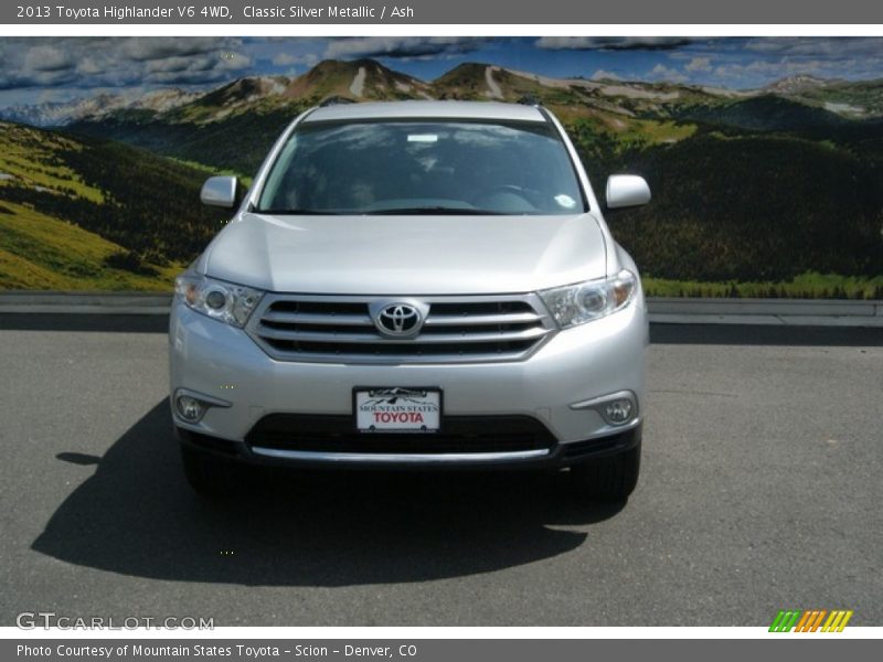 Classic Silver Metallic / Ash 2013 Toyota Highlander V6 4WD