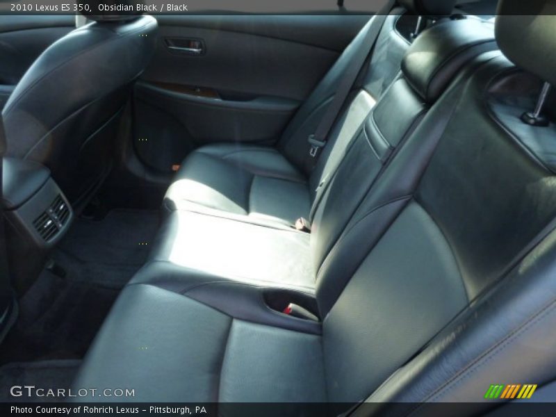 Obsidian Black / Black 2010 Lexus ES 350