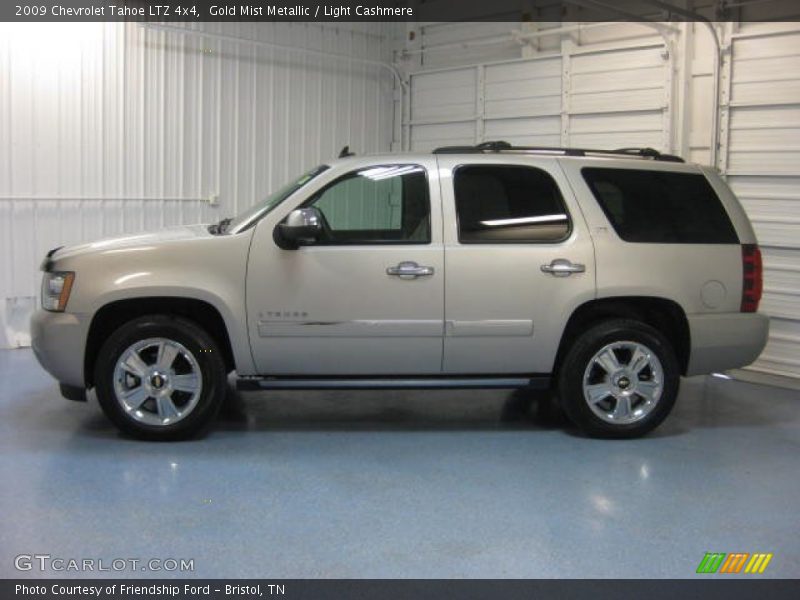 Gold Mist Metallic / Light Cashmere 2009 Chevrolet Tahoe LTZ 4x4
