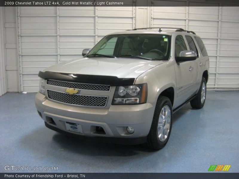Gold Mist Metallic / Light Cashmere 2009 Chevrolet Tahoe LTZ 4x4
