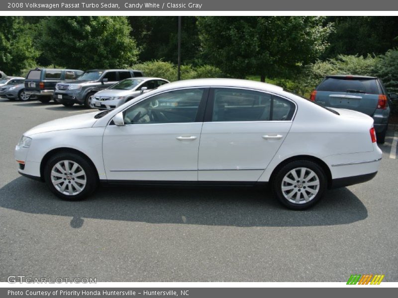 Candy White / Classic Gray 2008 Volkswagen Passat Turbo Sedan