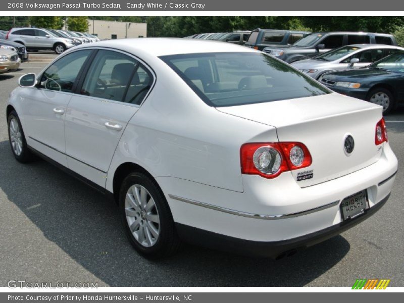 Candy White / Classic Gray 2008 Volkswagen Passat Turbo Sedan