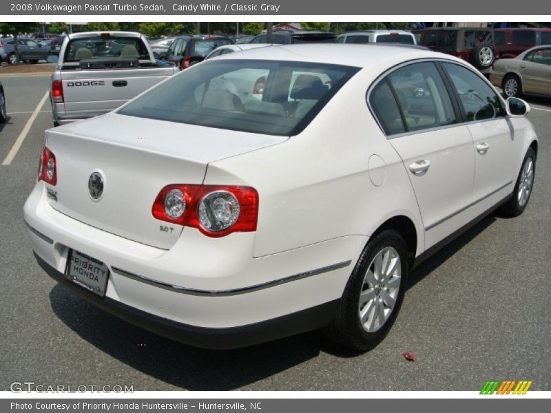 Candy White / Classic Gray 2008 Volkswagen Passat Turbo Sedan