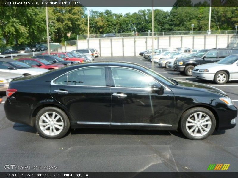 Obsidian Black / Black 2010 Lexus ES 350