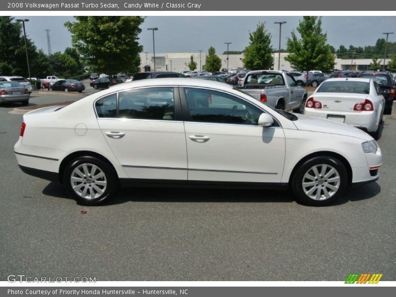 Candy White / Classic Gray 2008 Volkswagen Passat Turbo Sedan