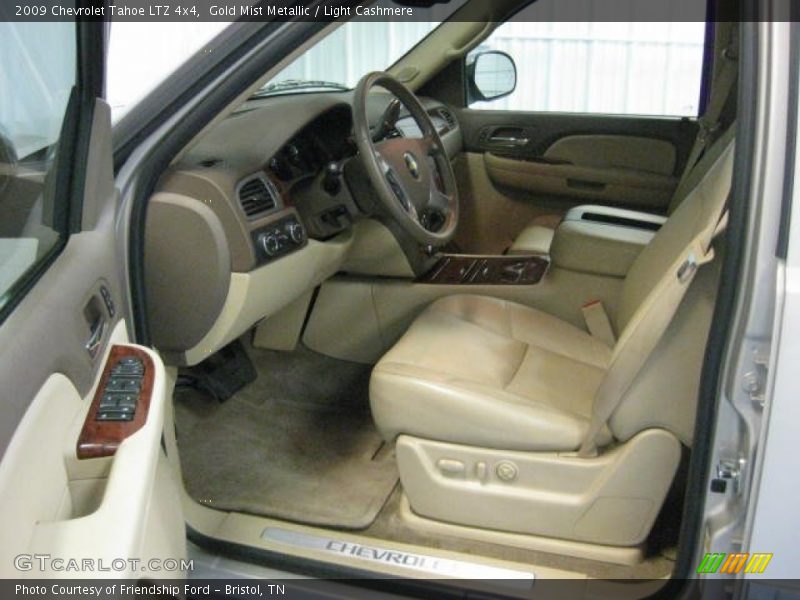 Gold Mist Metallic / Light Cashmere 2009 Chevrolet Tahoe LTZ 4x4