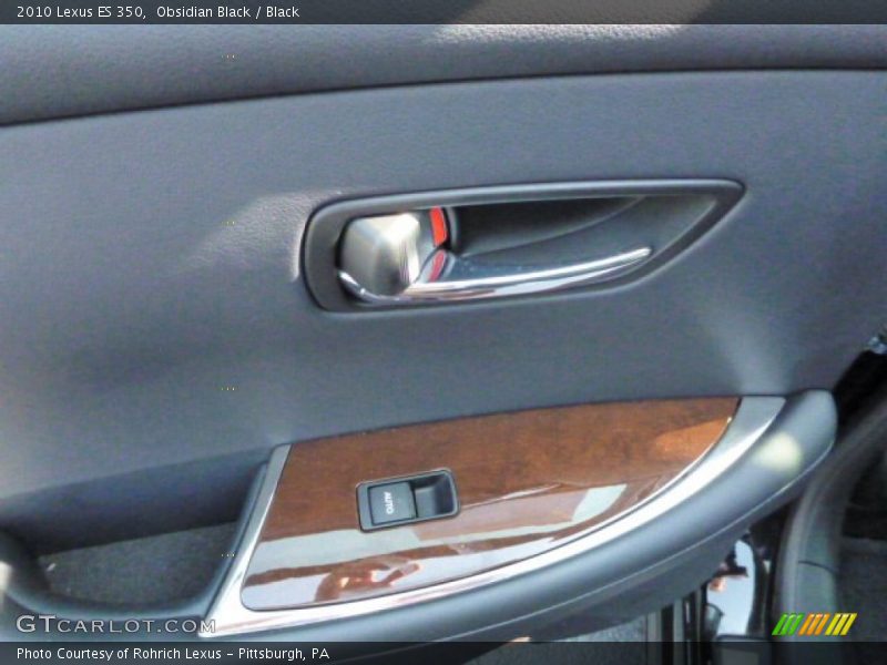 Obsidian Black / Black 2010 Lexus ES 350