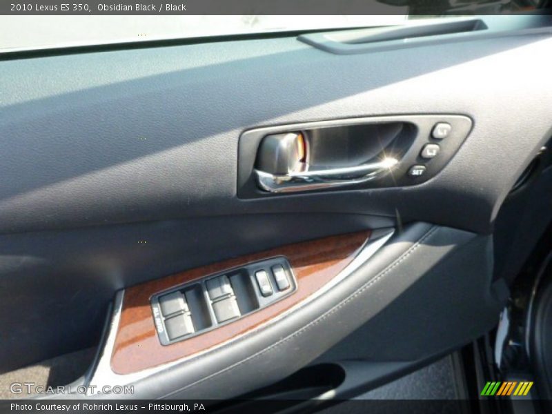 Obsidian Black / Black 2010 Lexus ES 350