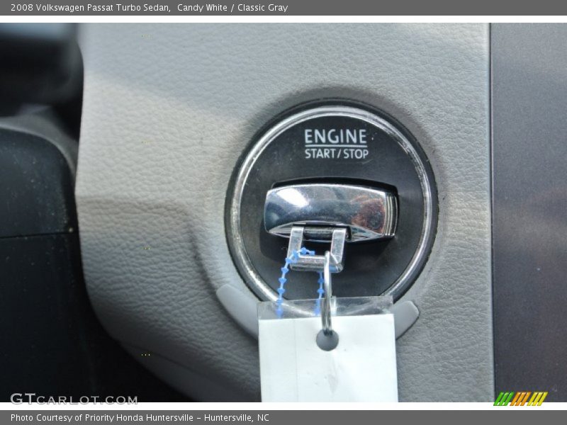 Candy White / Classic Gray 2008 Volkswagen Passat Turbo Sedan