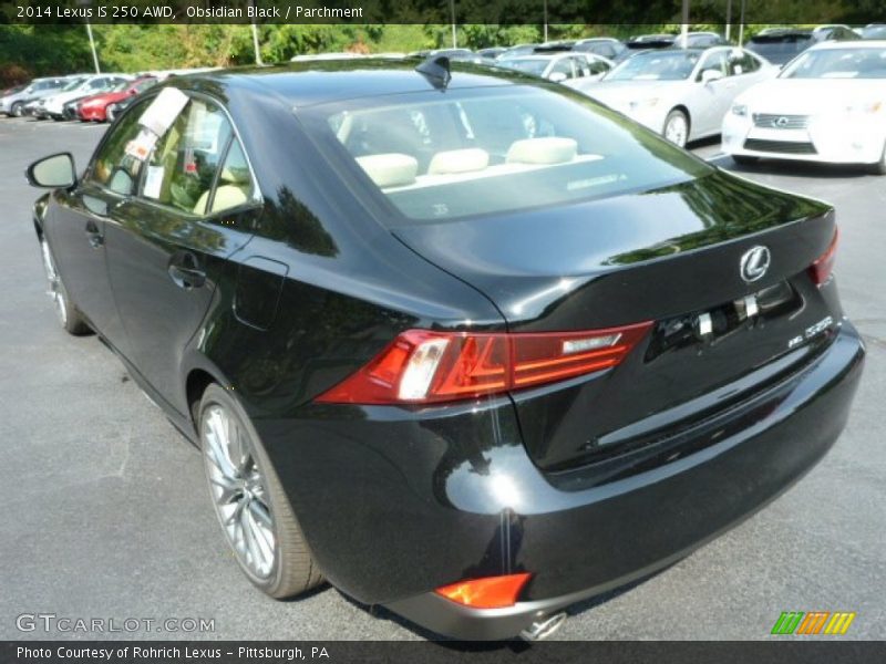 Obsidian Black / Parchment 2014 Lexus IS 250 AWD