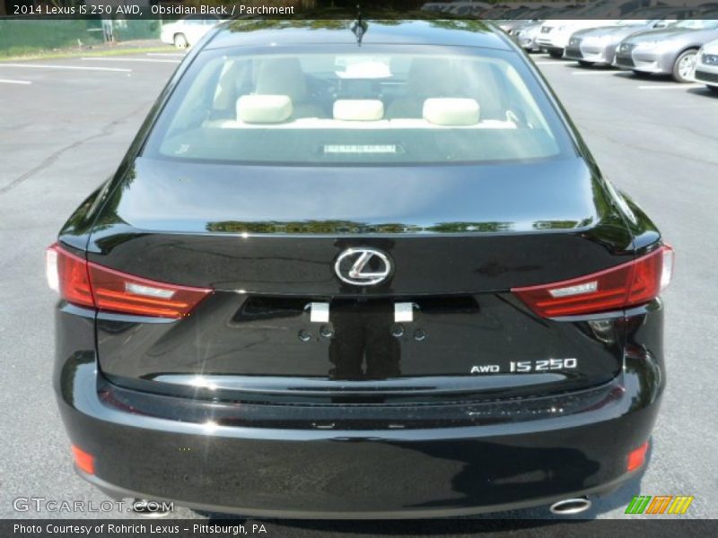 Obsidian Black / Parchment 2014 Lexus IS 250 AWD