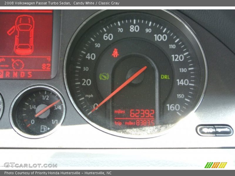 Candy White / Classic Gray 2008 Volkswagen Passat Turbo Sedan
