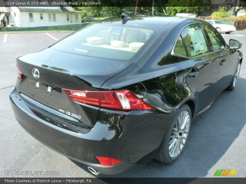 Obsidian Black / Parchment 2014 Lexus IS 250 AWD