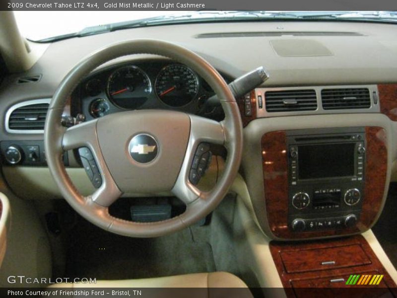 Gold Mist Metallic / Light Cashmere 2009 Chevrolet Tahoe LTZ 4x4