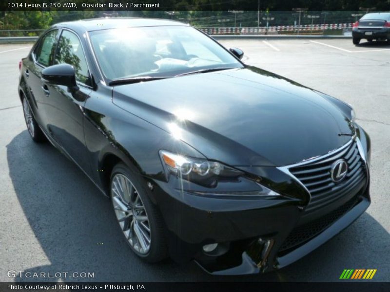 Obsidian Black / Parchment 2014 Lexus IS 250 AWD