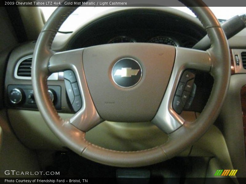Gold Mist Metallic / Light Cashmere 2009 Chevrolet Tahoe LTZ 4x4