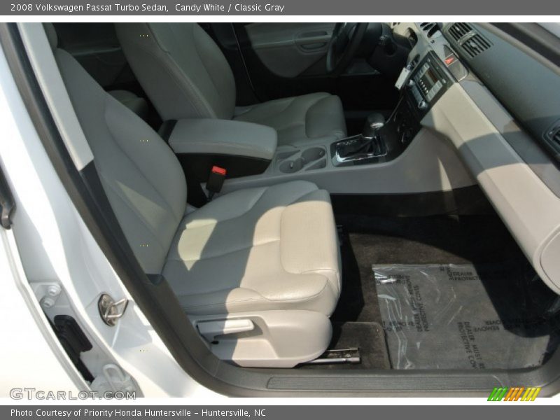 Candy White / Classic Gray 2008 Volkswagen Passat Turbo Sedan