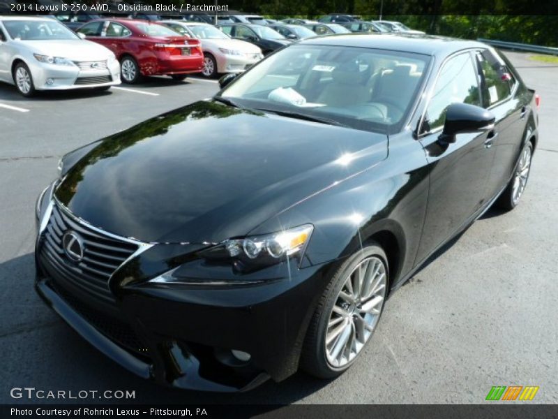 Obsidian Black / Parchment 2014 Lexus IS 250 AWD