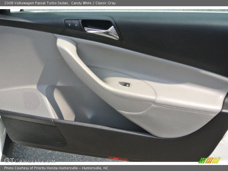 Candy White / Classic Gray 2008 Volkswagen Passat Turbo Sedan