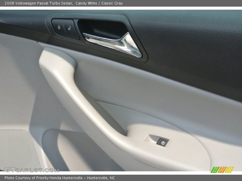Candy White / Classic Gray 2008 Volkswagen Passat Turbo Sedan