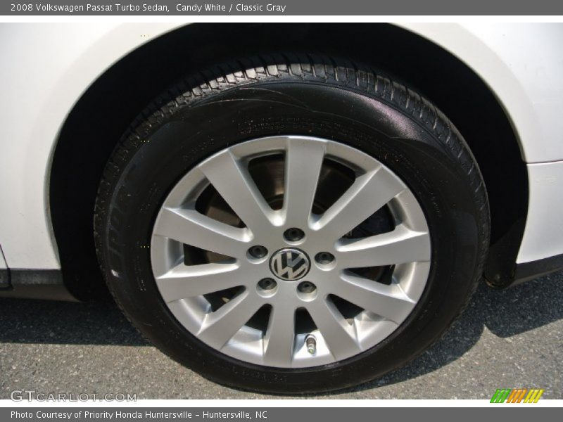 Candy White / Classic Gray 2008 Volkswagen Passat Turbo Sedan