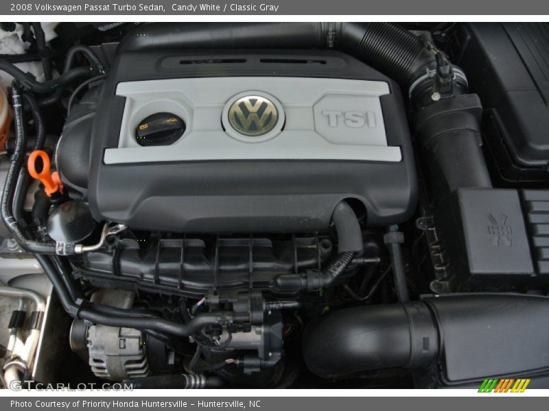 Candy White / Classic Gray 2008 Volkswagen Passat Turbo Sedan