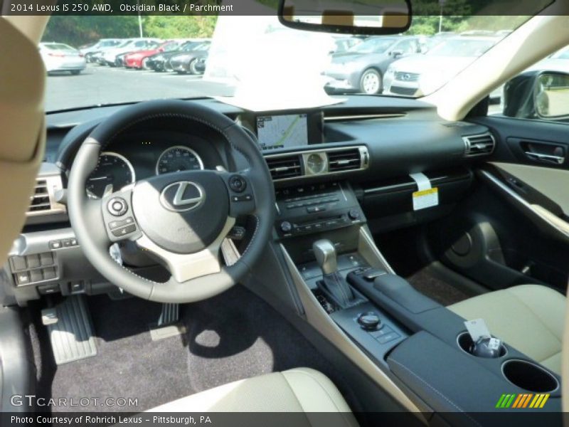 Obsidian Black / Parchment 2014 Lexus IS 250 AWD