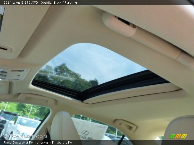 Obsidian Black / Parchment 2014 Lexus IS 250 AWD