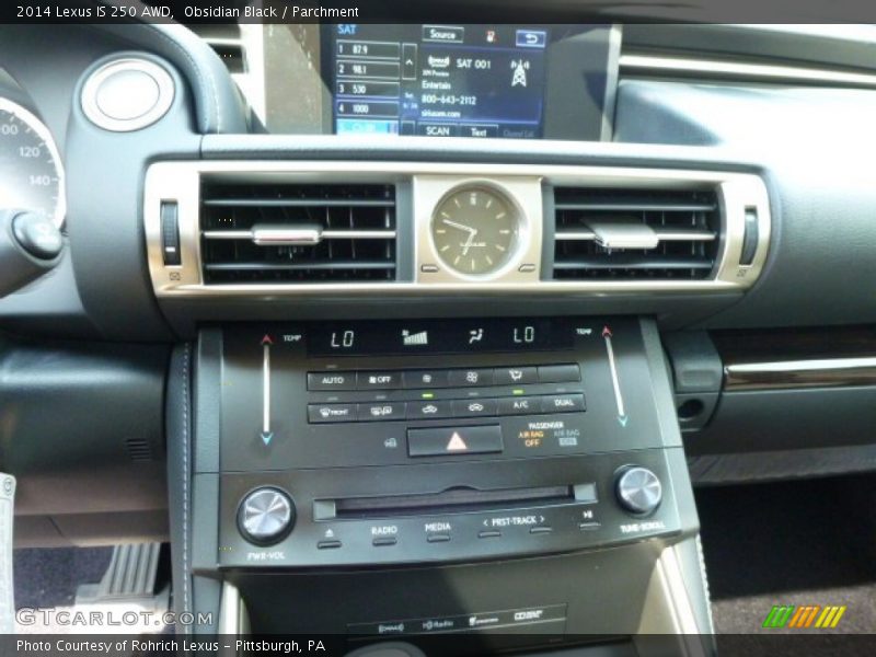 Obsidian Black / Parchment 2014 Lexus IS 250 AWD