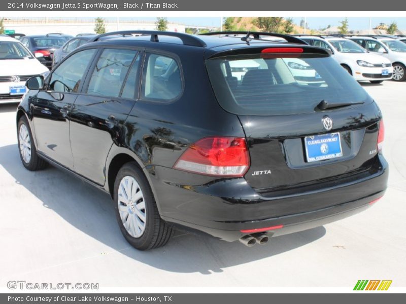 Black / Titan Black 2014 Volkswagen Jetta S SportWagen
