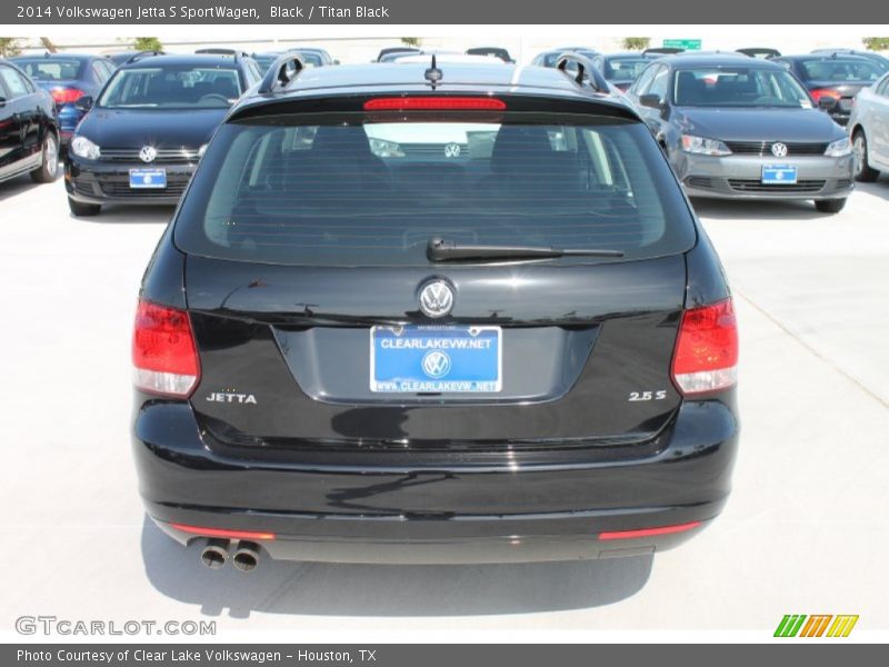 Black / Titan Black 2014 Volkswagen Jetta S SportWagen