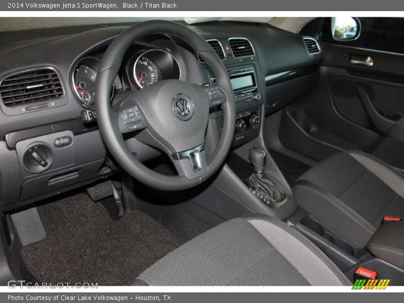  2014 Jetta S SportWagen Titan Black Interior