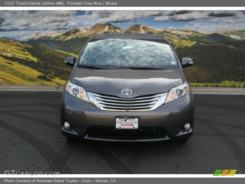 Predawn Gray Mica / Bisque 2013 Toyota Sienna Limited AWD
