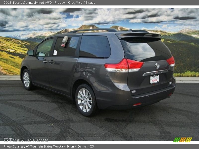 Predawn Gray Mica / Bisque 2013 Toyota Sienna Limited AWD