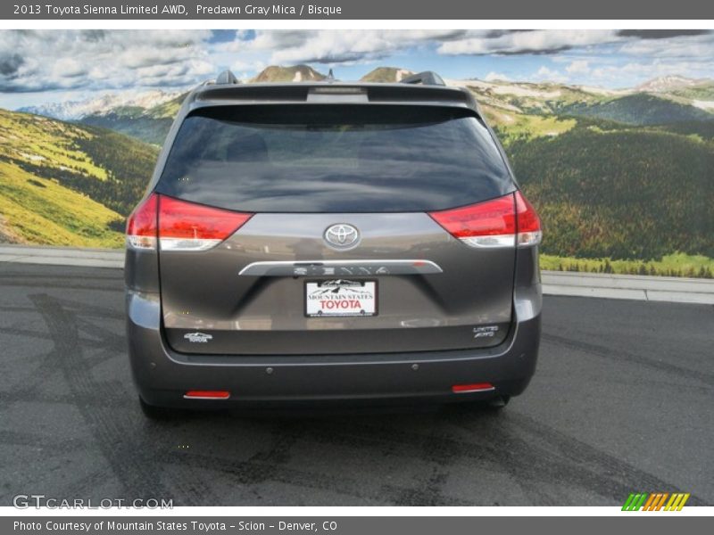 Predawn Gray Mica / Bisque 2013 Toyota Sienna Limited AWD