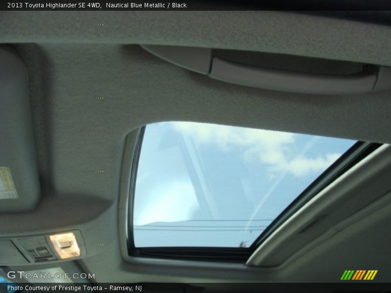 Nautical Blue Metallic / Black 2013 Toyota Highlander SE 4WD