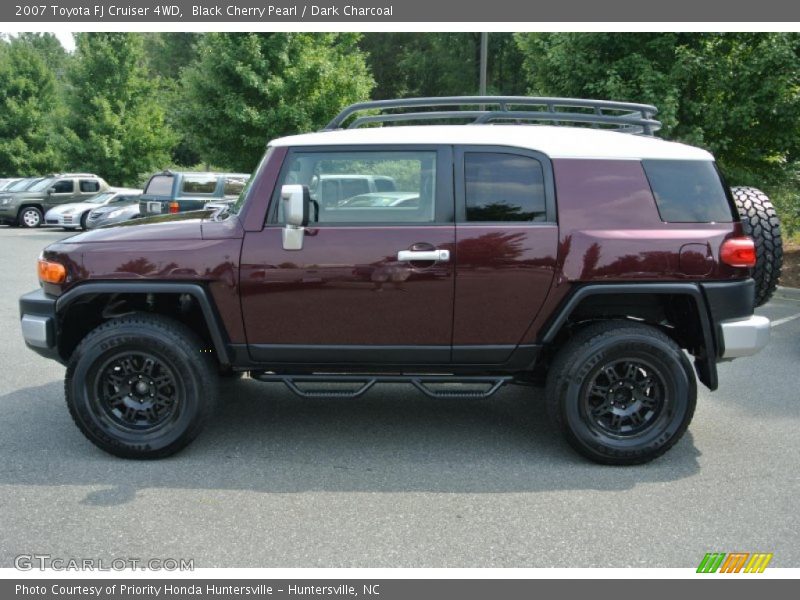 Black Cherry Pearl / Dark Charcoal 2007 Toyota FJ Cruiser 4WD