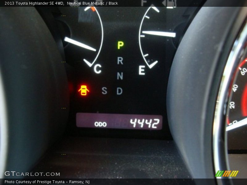 Nautical Blue Metallic / Black 2013 Toyota Highlander SE 4WD