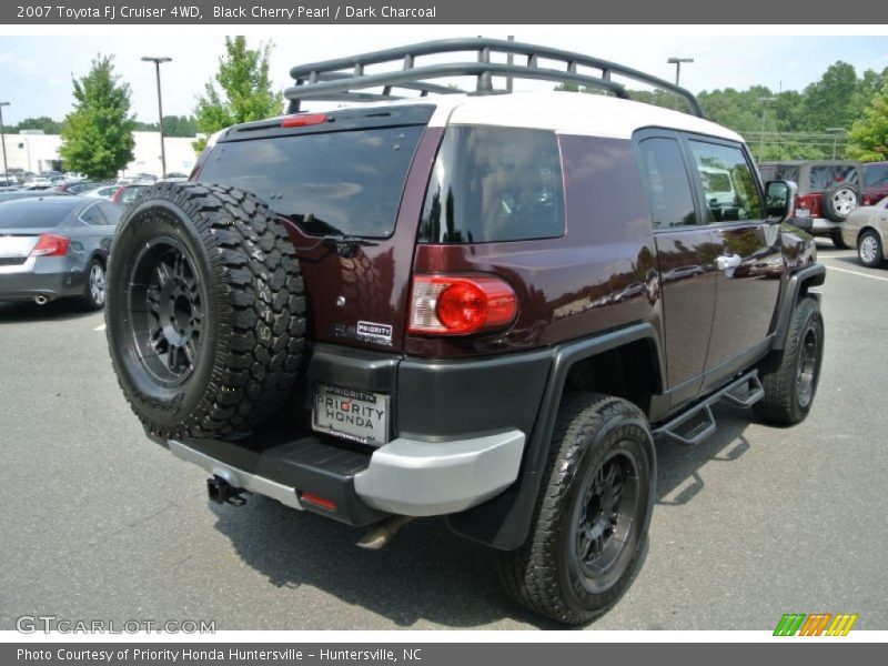Black Cherry Pearl / Dark Charcoal 2007 Toyota FJ Cruiser 4WD