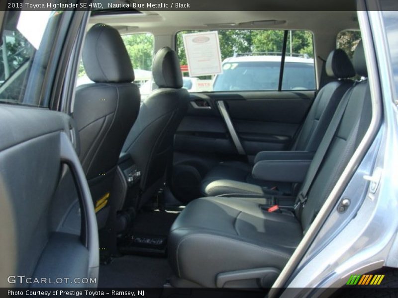 Nautical Blue Metallic / Black 2013 Toyota Highlander SE 4WD