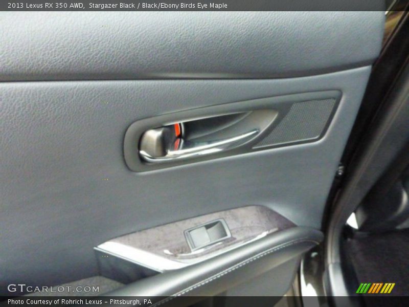Stargazer Black / Black/Ebony Birds Eye Maple 2013 Lexus RX 350 AWD