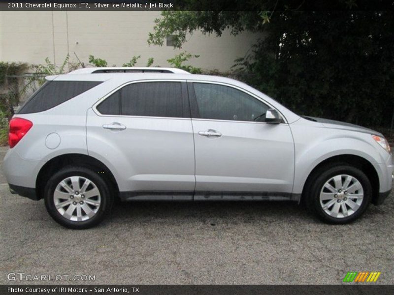 Silver Ice Metallic / Jet Black 2011 Chevrolet Equinox LTZ