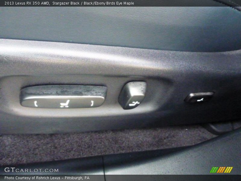 Stargazer Black / Black/Ebony Birds Eye Maple 2013 Lexus RX 350 AWD