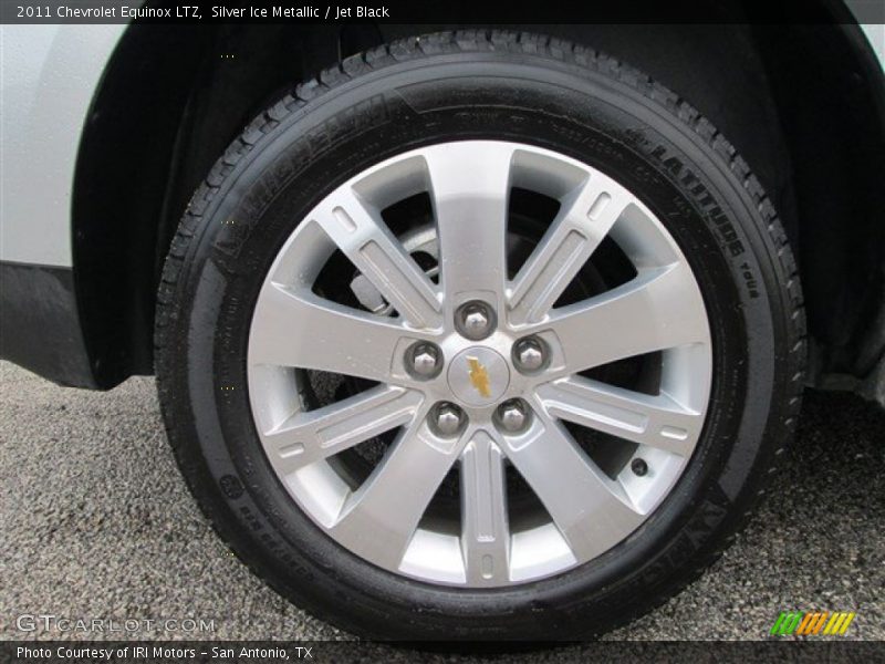 Silver Ice Metallic / Jet Black 2011 Chevrolet Equinox LTZ