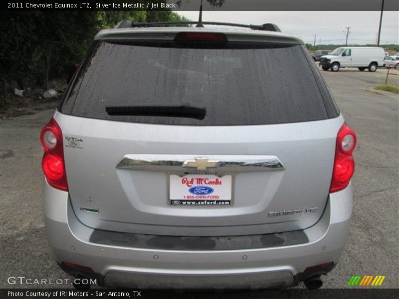 Silver Ice Metallic / Jet Black 2011 Chevrolet Equinox LTZ