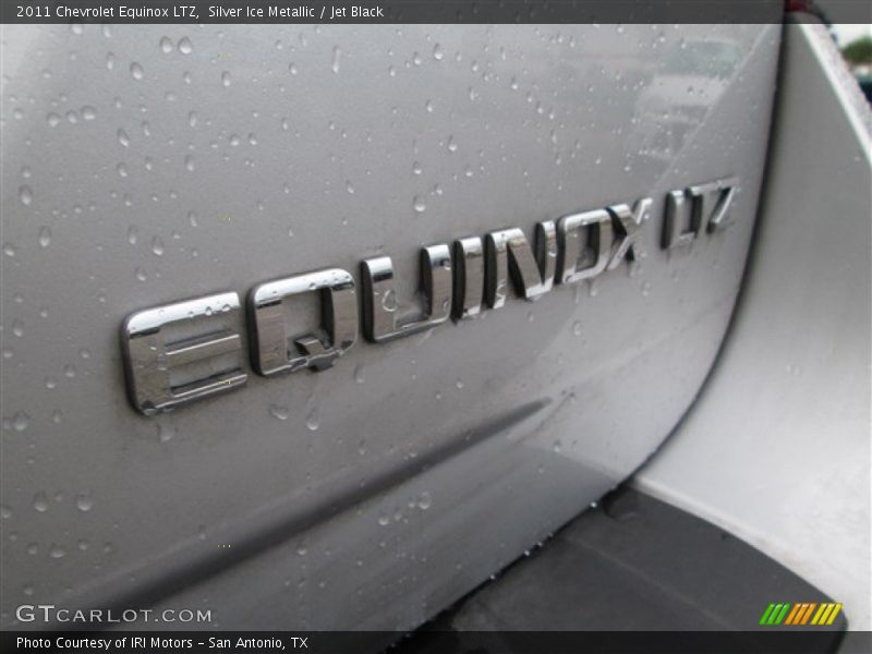 Silver Ice Metallic / Jet Black 2011 Chevrolet Equinox LTZ