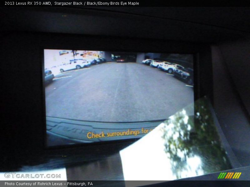 Stargazer Black / Black/Ebony Birds Eye Maple 2013 Lexus RX 350 AWD