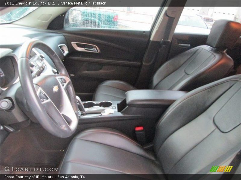 Silver Ice Metallic / Jet Black 2011 Chevrolet Equinox LTZ